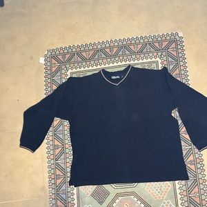 Vintage Mens 90s Structure Knit Sweater Size L